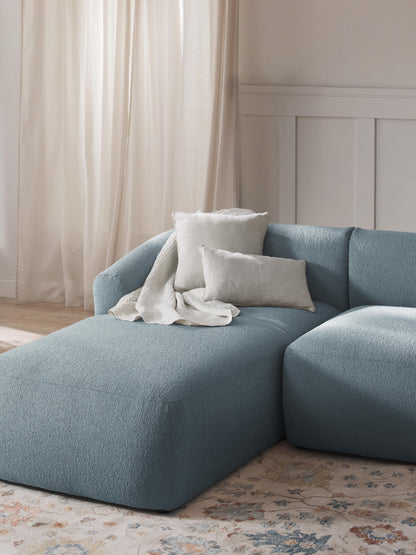 Fioranne Chaise Corner Module in Bouclé