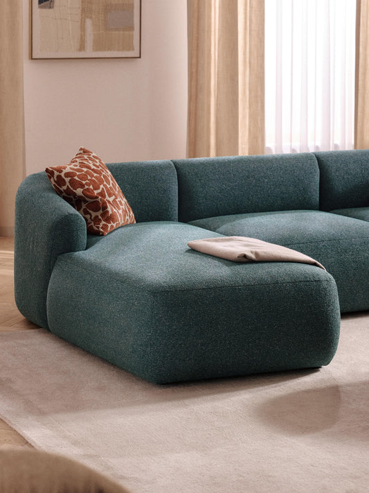 Fioranne Chaise Corner Module in Bouclé
