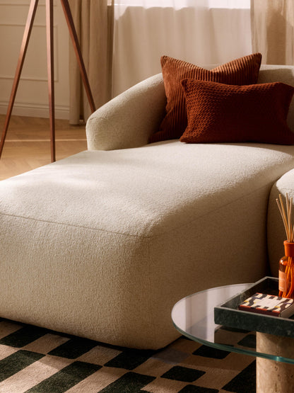 Fioranne Chaise Corner Module in Bouclé