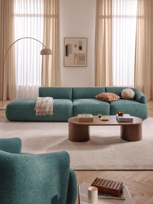 Fioranne Modular Chaise in Bouclé (2-Seater)