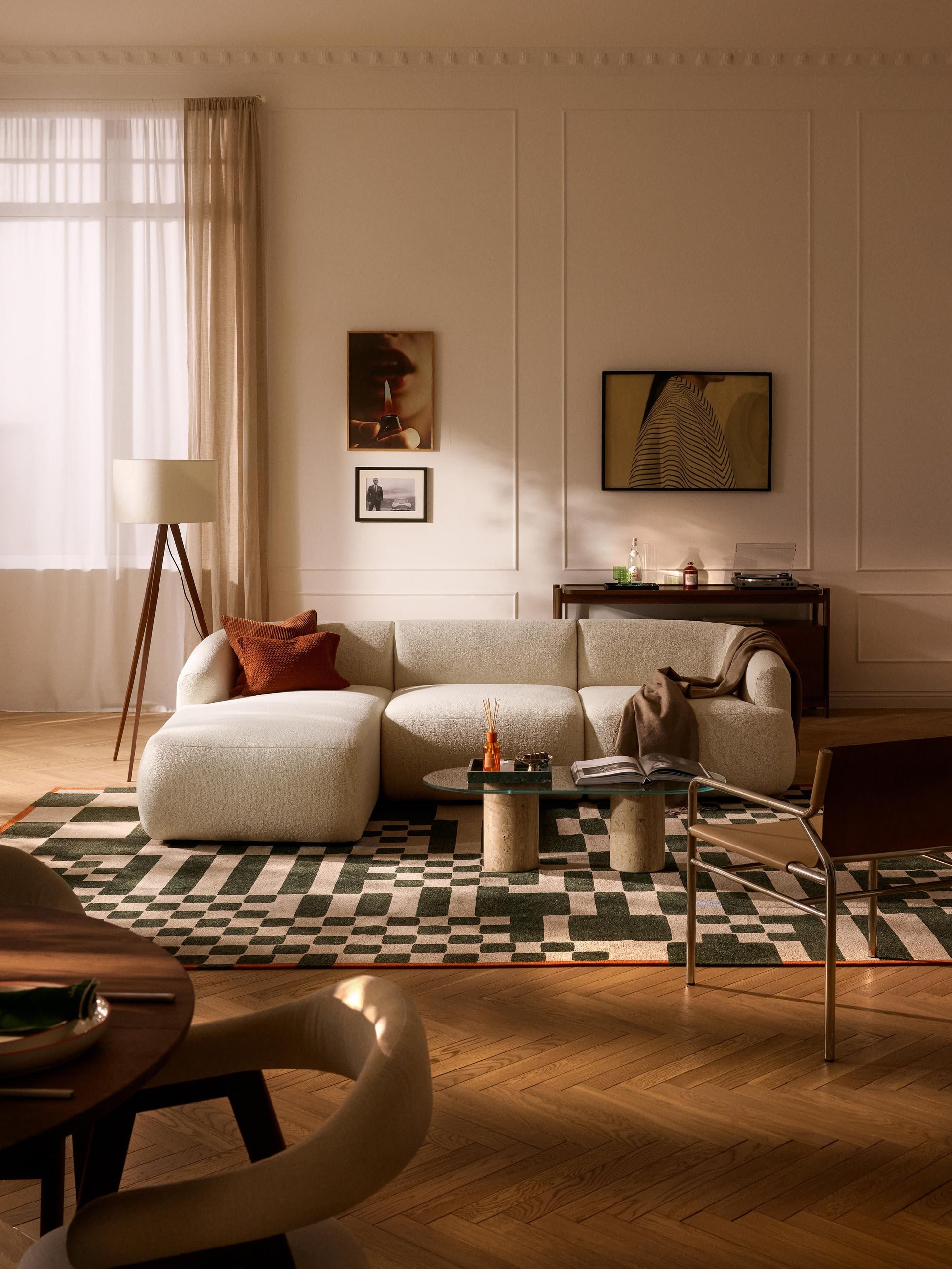 Fioranne Modular Corner Sofa in Bouclé (3-Seater)
