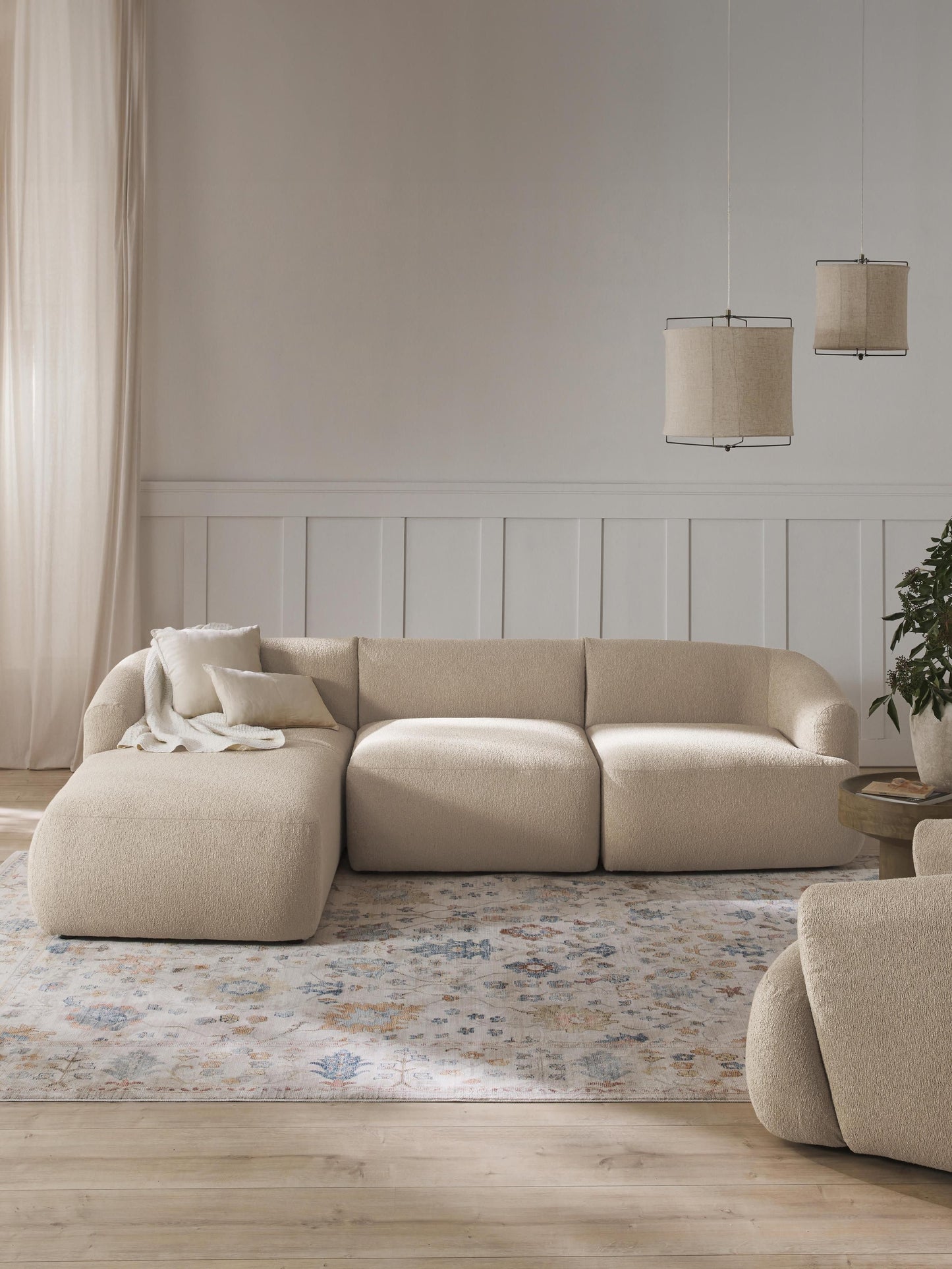 Fioranne Modular Corner Sofa in Bouclé (3-Seater)