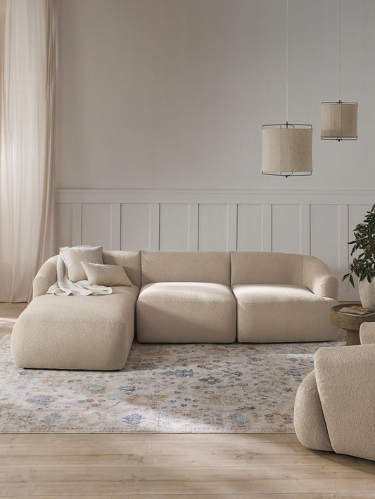 Fioranne Modular Corner Sofa in Bouclé (3-Seater)