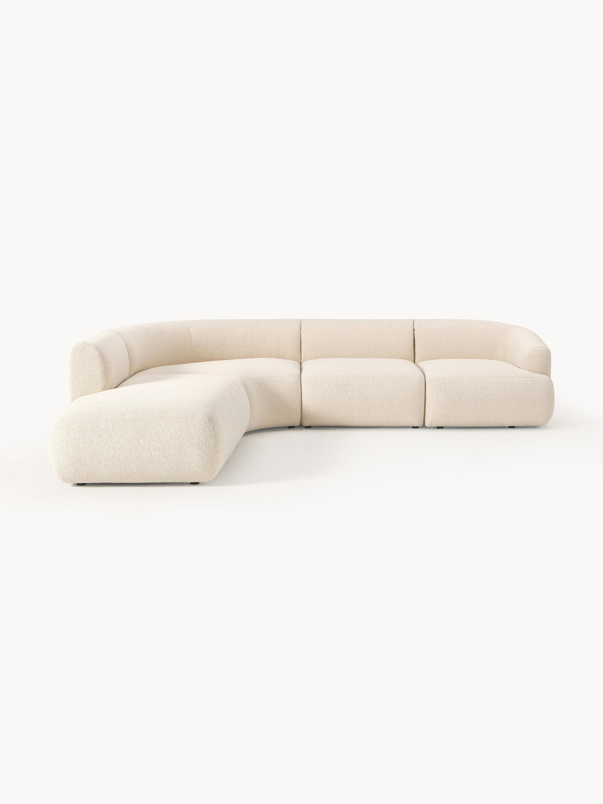 Fioranne Modular Corner Sofa in Bouclé, 4-Seater