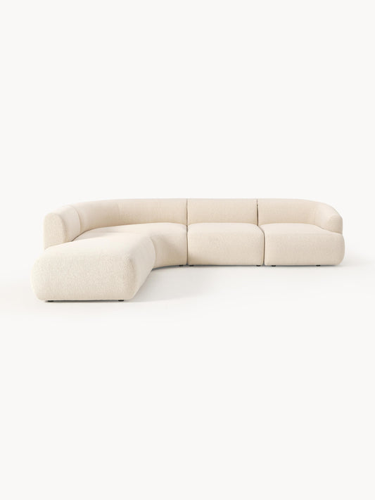 Fioranne Modular Corner Sofa in Bouclé, 4-Seater
