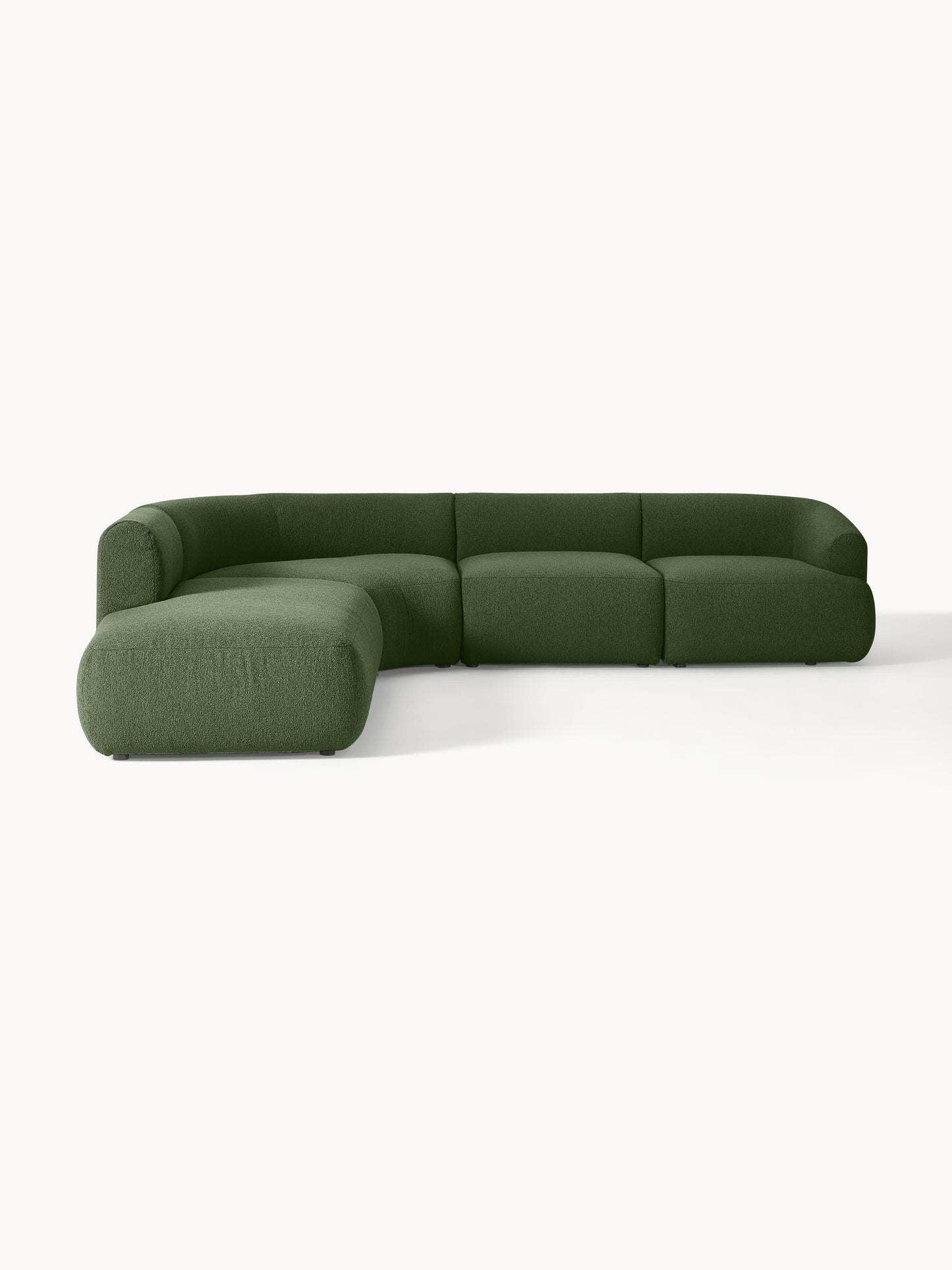 Fioranne Modular Corner Sofa in Bouclé, 4-Seater