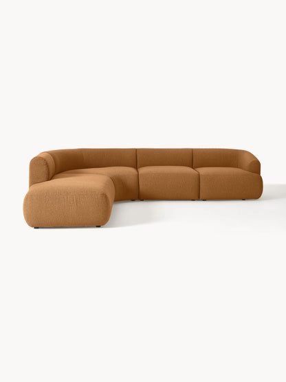 Fioranne Modular Corner Sofa in Bouclé, 4-Seater