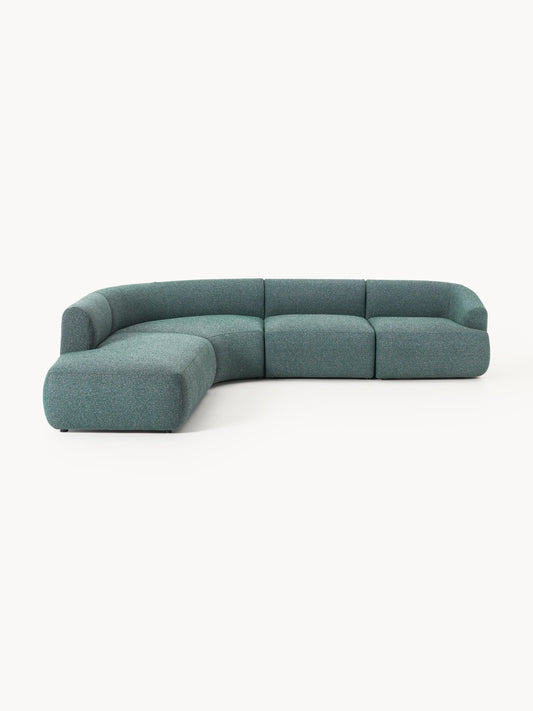 Fioranne Modular Corner Sofa in Bouclé, 4-Seater
