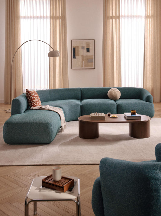 Fioranne Modular Corner Sofa in Bouclé, 4-Seater