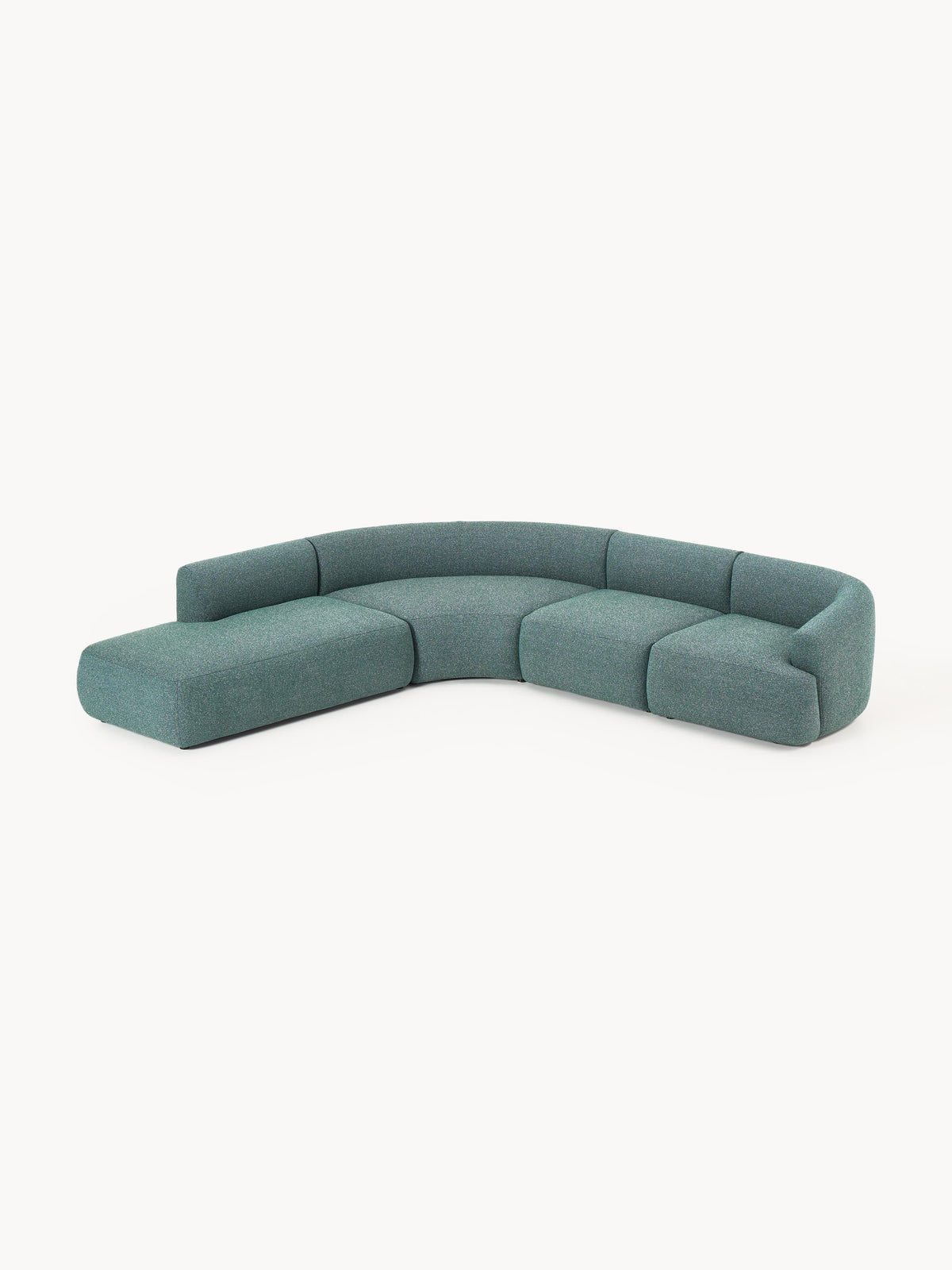 Fioranne Modular Corner Sofa in Bouclé, 4-Seater