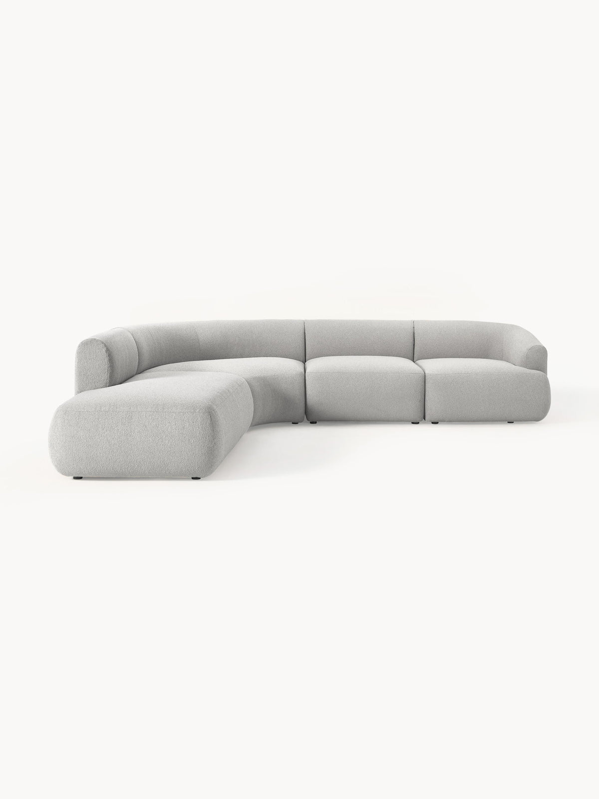 Fioranne Modular Corner Sofa in Bouclé, 4-Seater