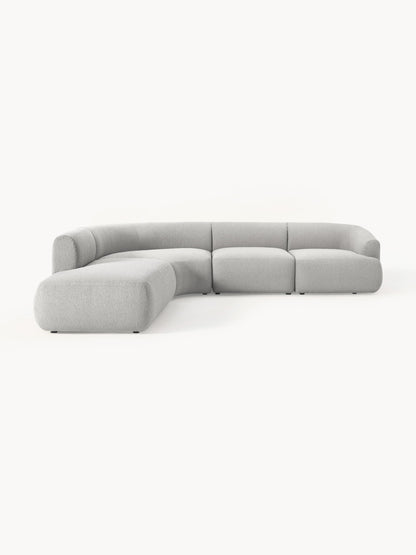 Fioranne Modular Corner Sofa in Bouclé, 4-Seater