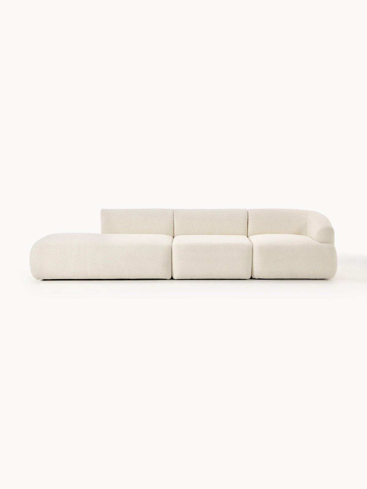 Fioranne Modular Ottoman in Teddy (3-Seater)