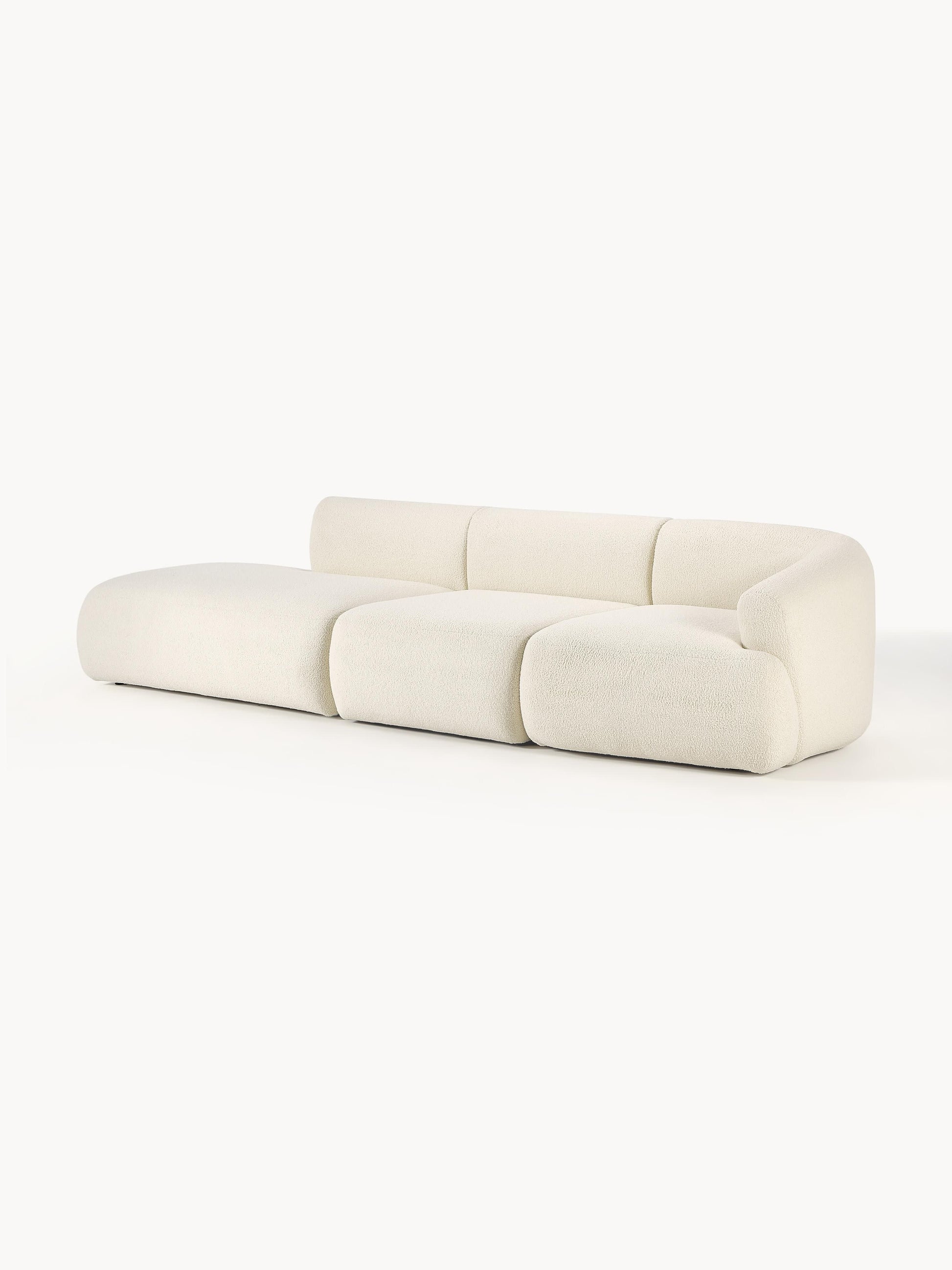 Fioranne Modular Ottoman in Teddy (3-Seater)