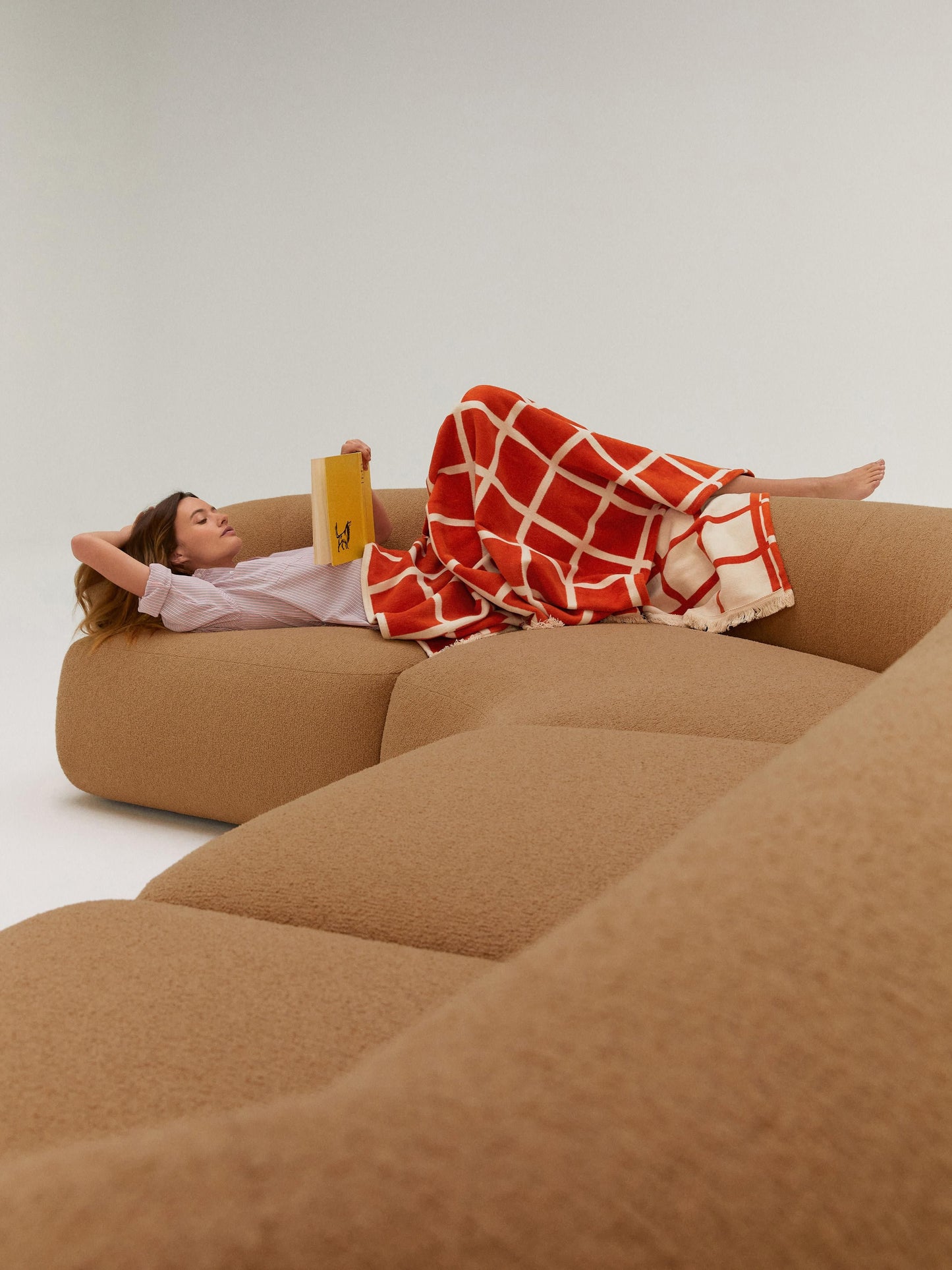 Fioranne Modular XL Sofa in Bouclé