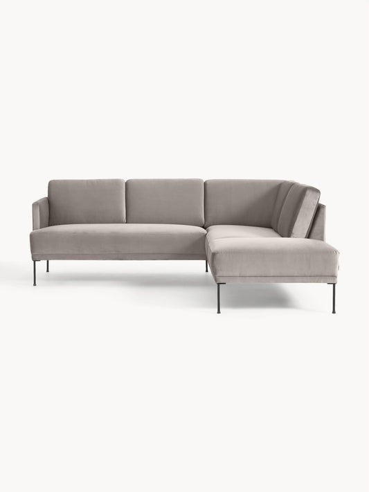 Fluentara Corner Sofa in Velvet