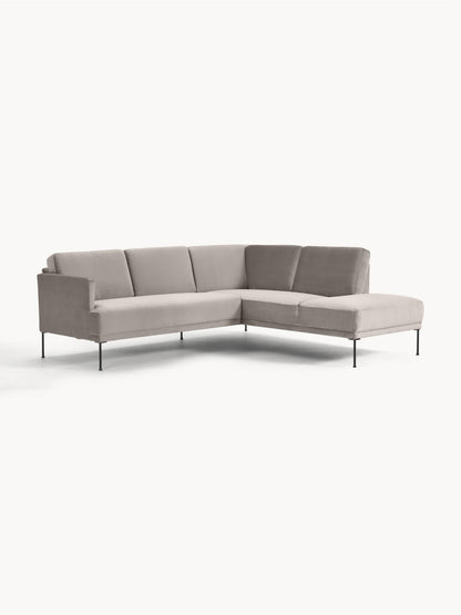 Fluentara Corner Sofa in Velvet