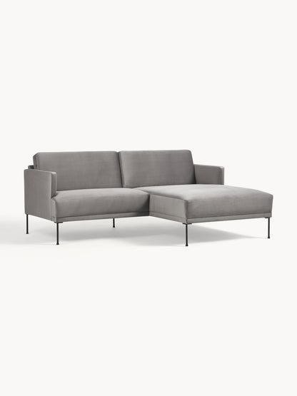 Fluentara Small Corner Sofa in Velvet