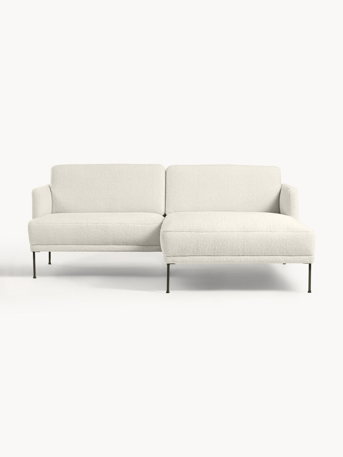Fluentara Small Teddy Fabric Corner Sofa