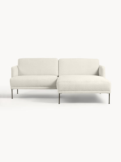 Fluentara Small Teddy Fabric Corner Sofa