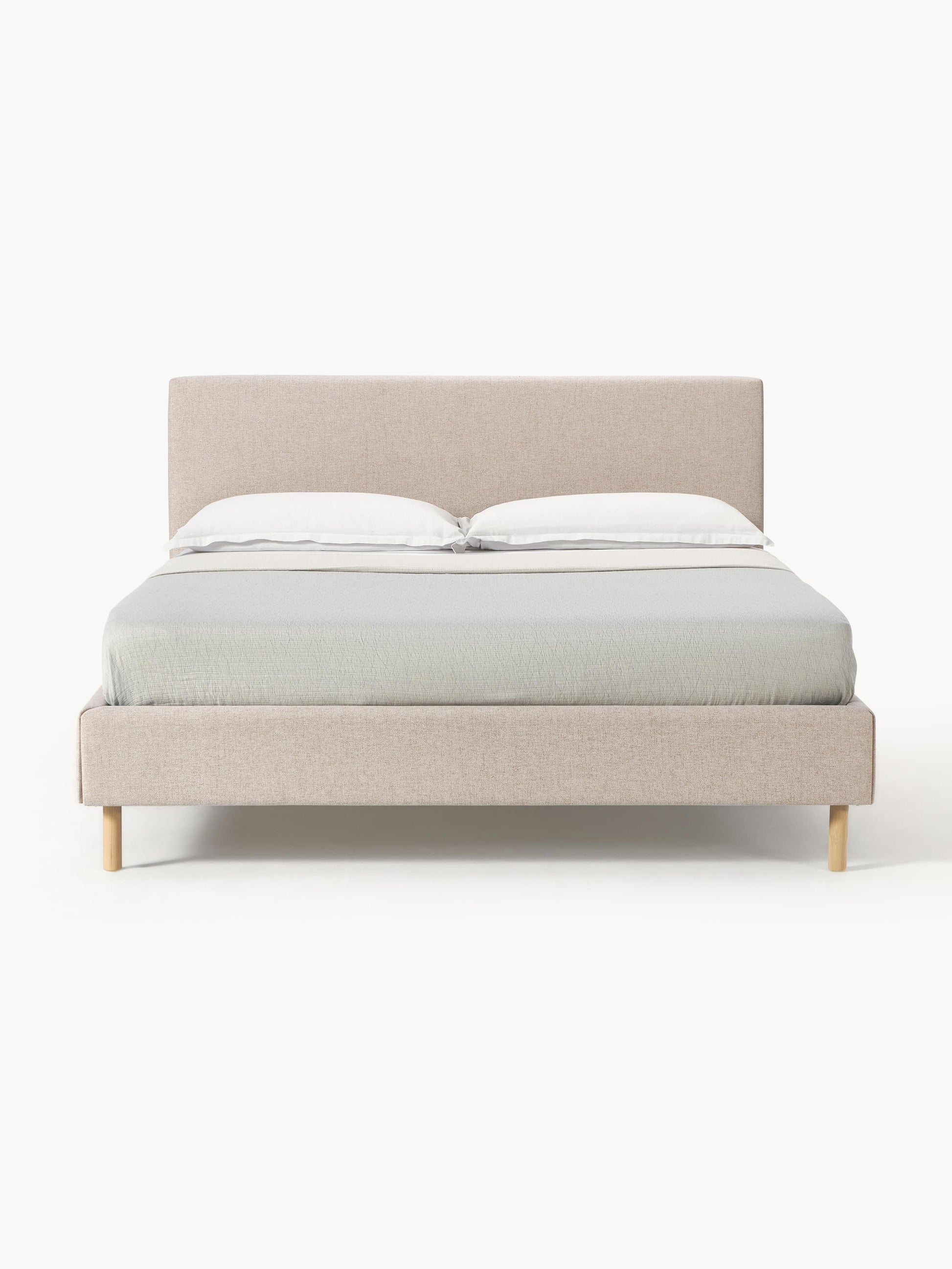 Giulmara Upholstered Bed with Wooden Feet
