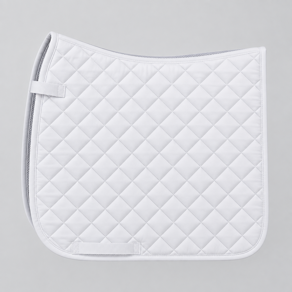 Cinghia Dressage Saddle Pad, Quilted Cotton