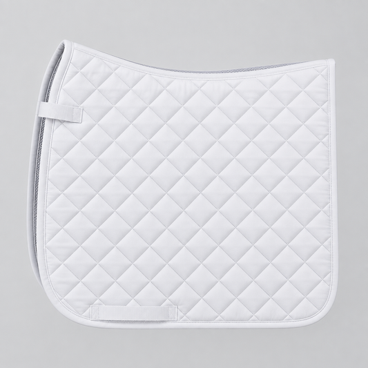 Cinghia Dressage Saddle Pad, Quilted Cotton