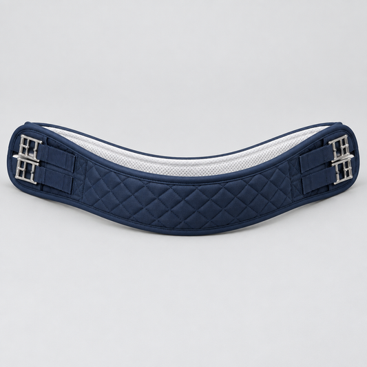 Fascia Short Dressage Girth, Quilted Cotton
