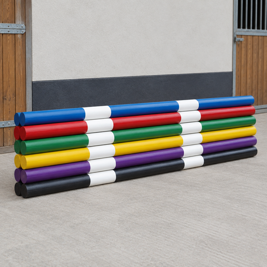 Maneggio Training Poles, Set of 6, Timber