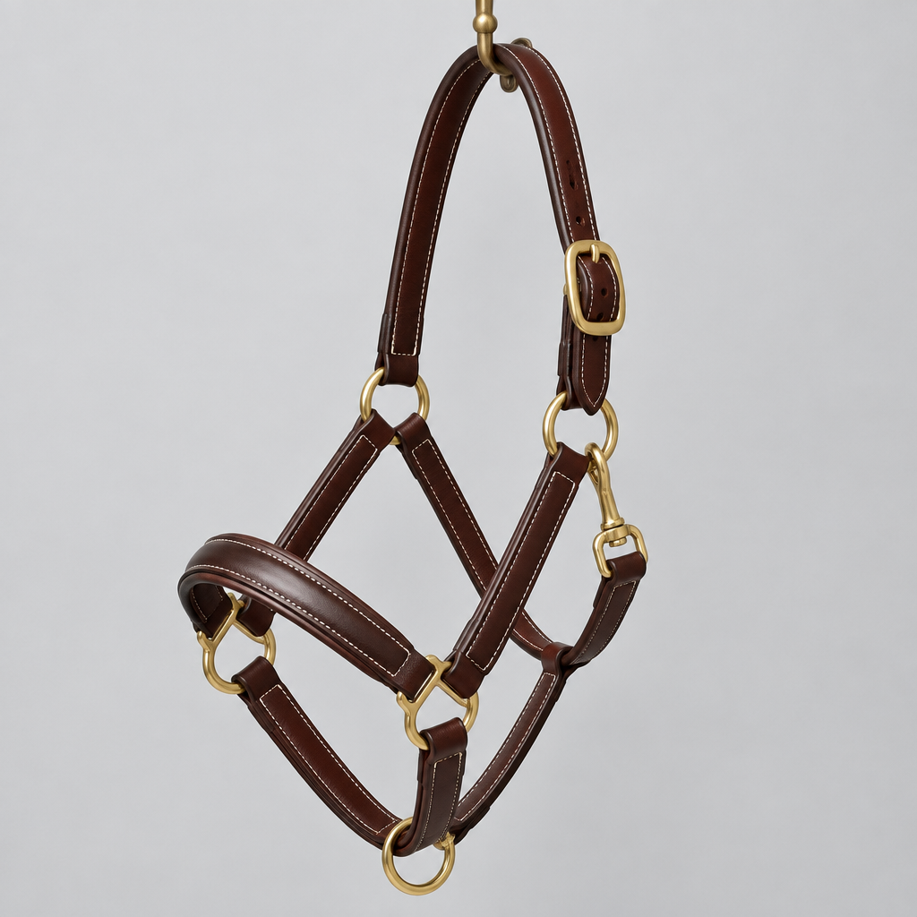 Frontale Leather Headcollar, Bridle Leather