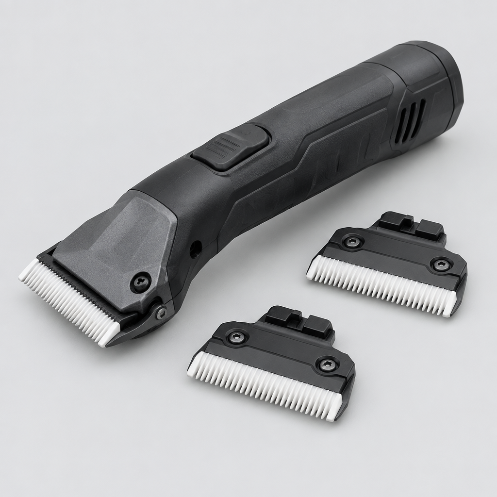 Pelucco Clipper Set with Two Blades, Polymer