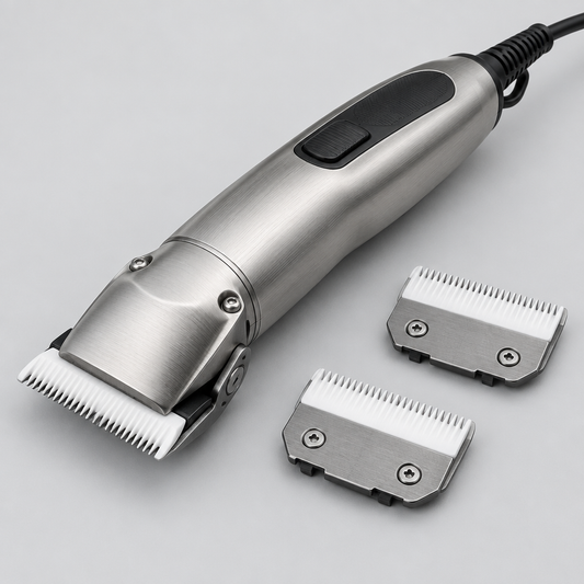 Setola Clipper Set with Two Blades, Steel