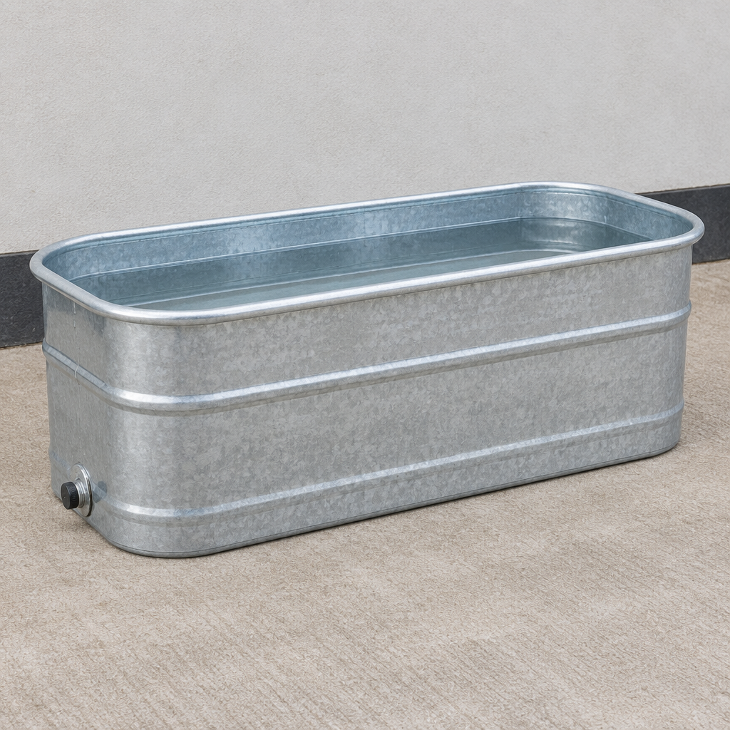 Cortile Water Trough, 200 l, Galvanised