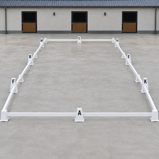 Barriera Dressage Arena, 20 × 40 m, Steel