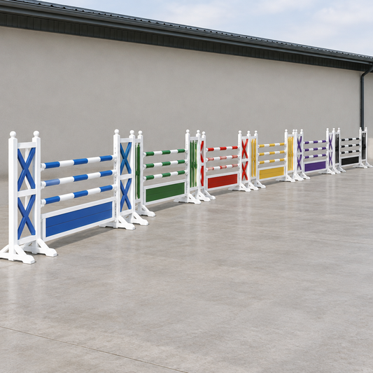 Cavalletto Complete Jump Set, 6 Fences, Polymer