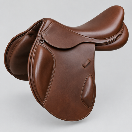 Verdello Jumping Saddle, Bridle Leather