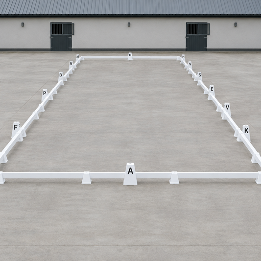 Lettere Dressage Arena, 20 × 60 m, Steel