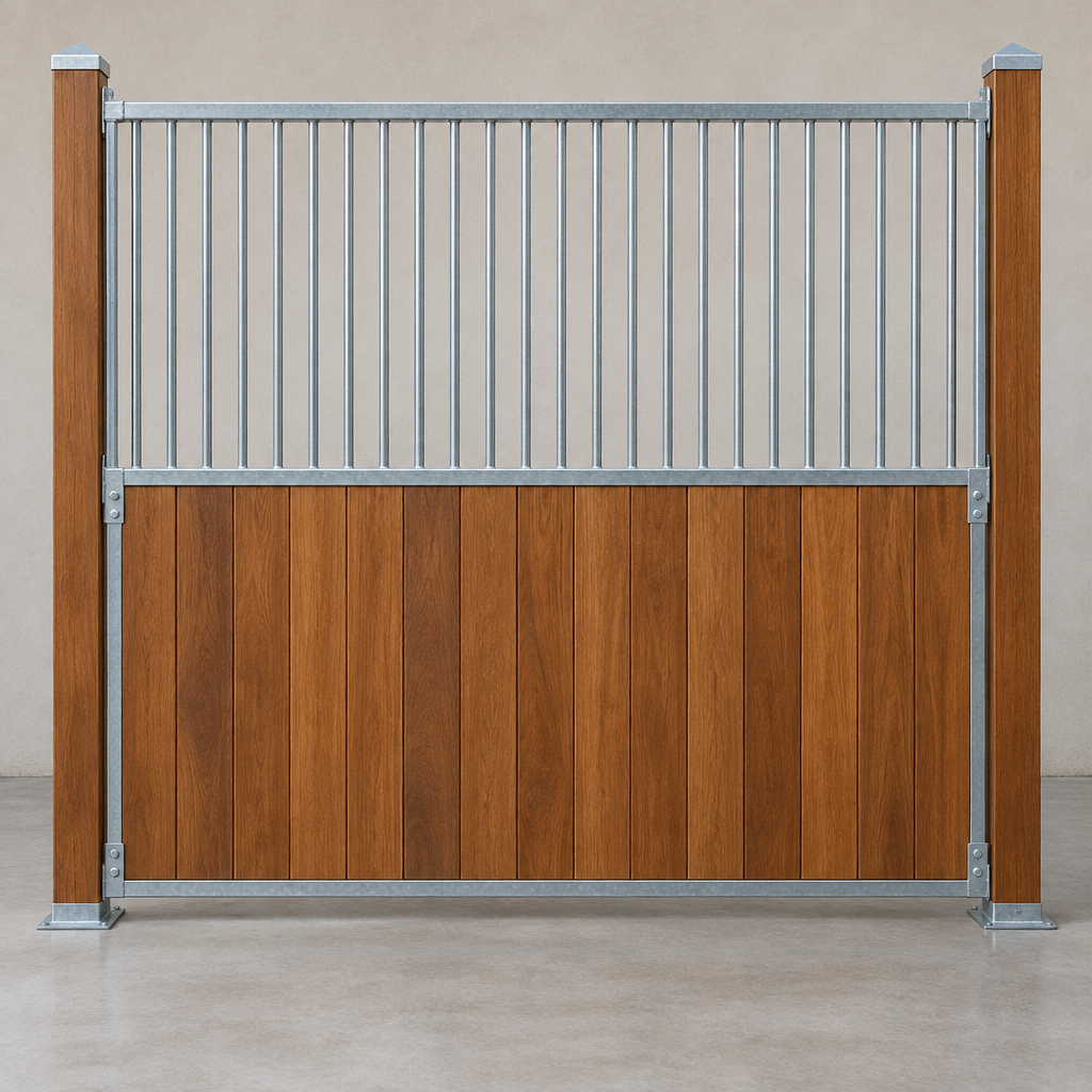 Abbeverato Stable Partition Panel, Hardwood
