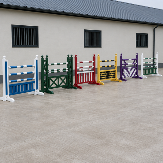 Dressaggio Complete Jump Set, 6 Fences, Timber