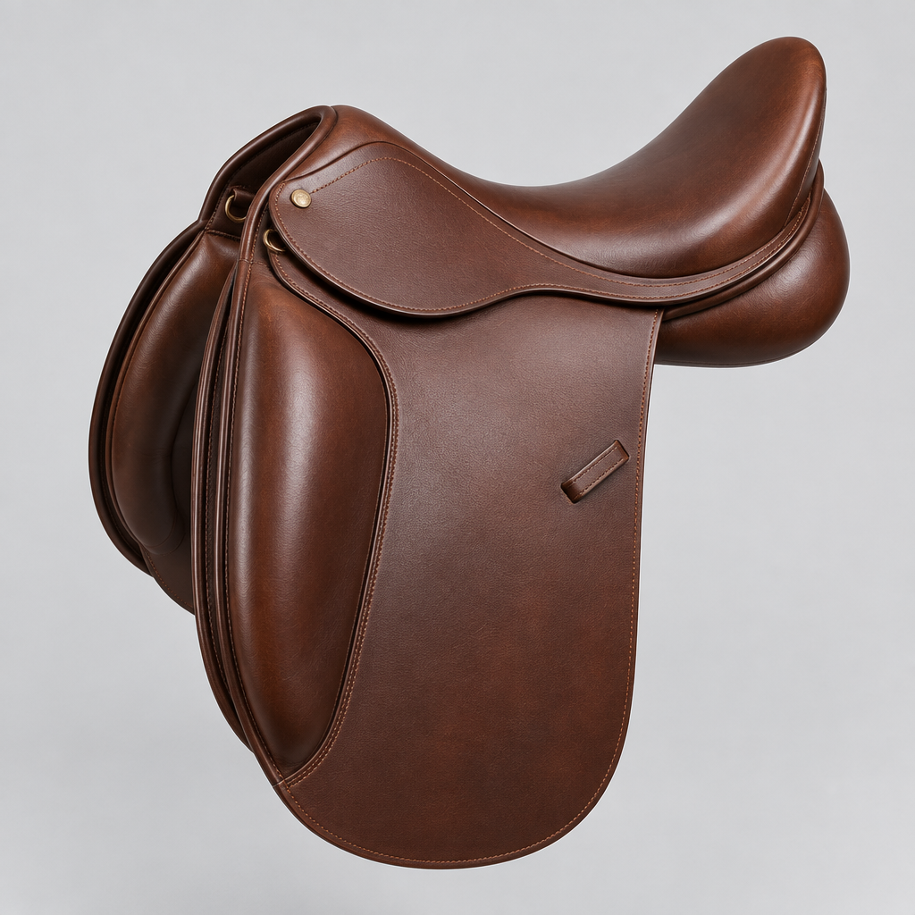 Vaquerro Monoflap Dressage Saddle, Bridle Leather