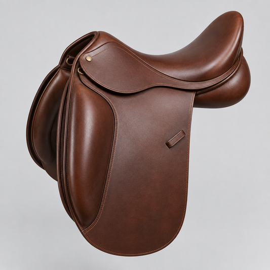 Vaquerro Monoflap Dressage Saddle, Bridle Leather