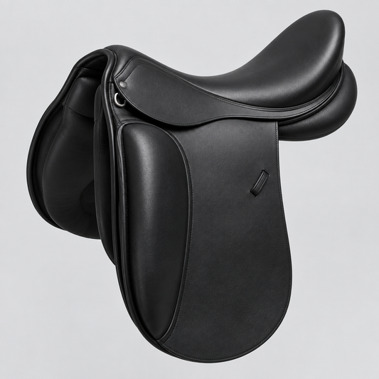 Verdello Monoflap Dressage Saddle, Calfskin