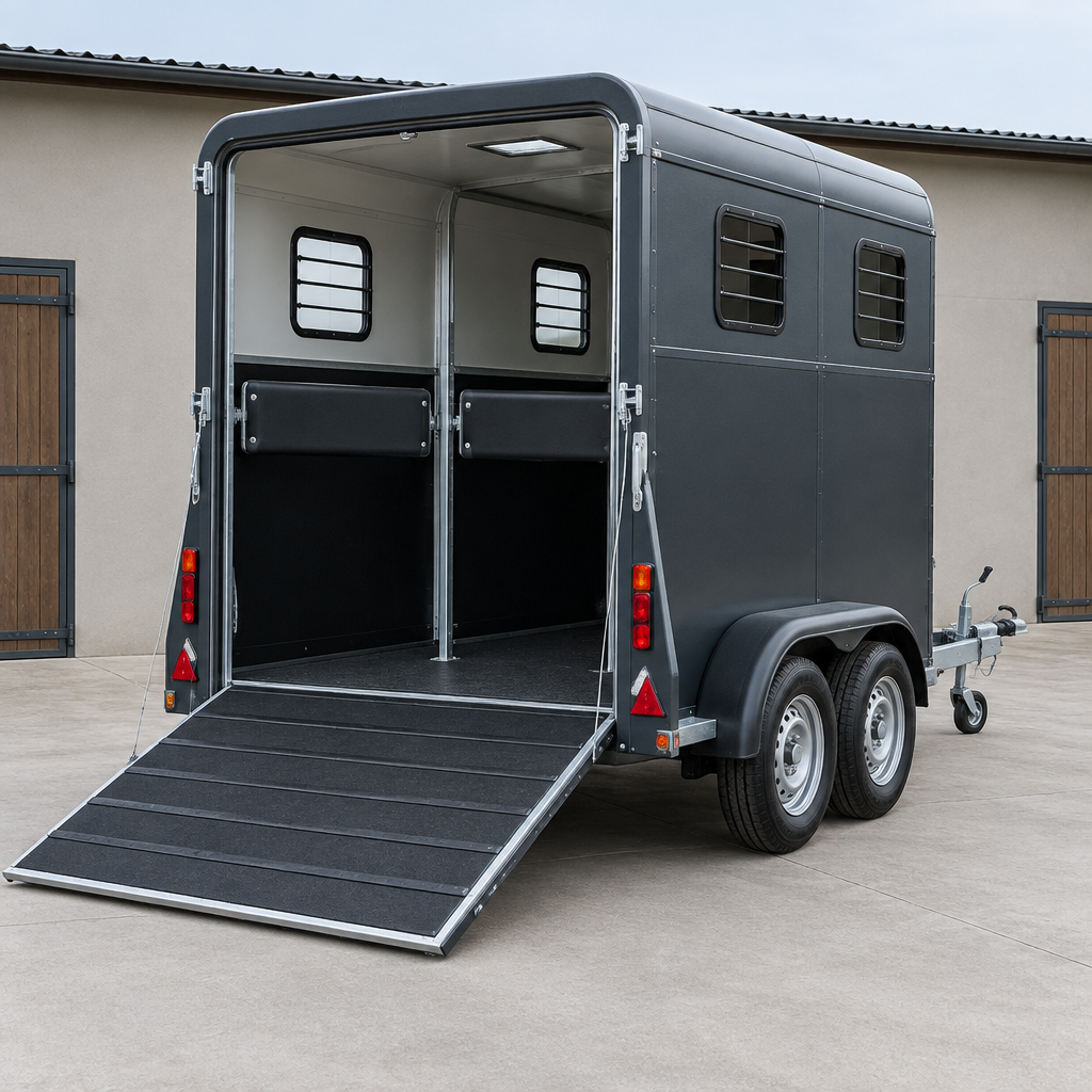 Cavallante Two-Horse Trailer, Steel