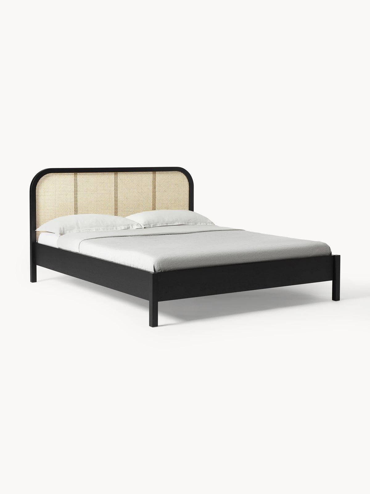 Jonquiel Wooden Bed with Vienna Cane Headboard