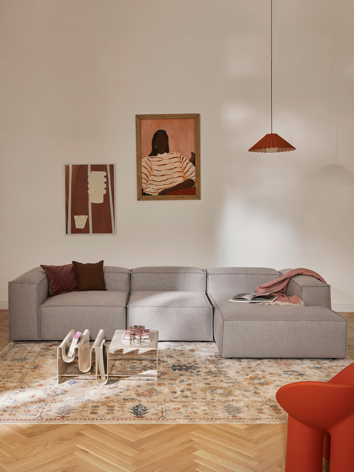 Lenskov 4-Seater Modular Corner Sofa