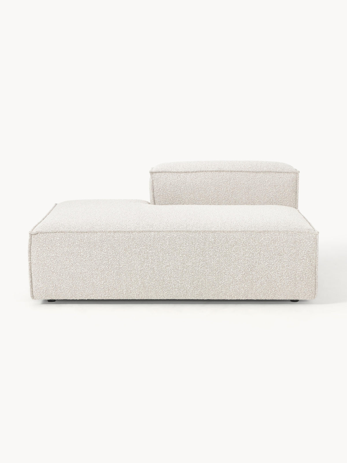 Lenskov Bouclé Ottoman Module