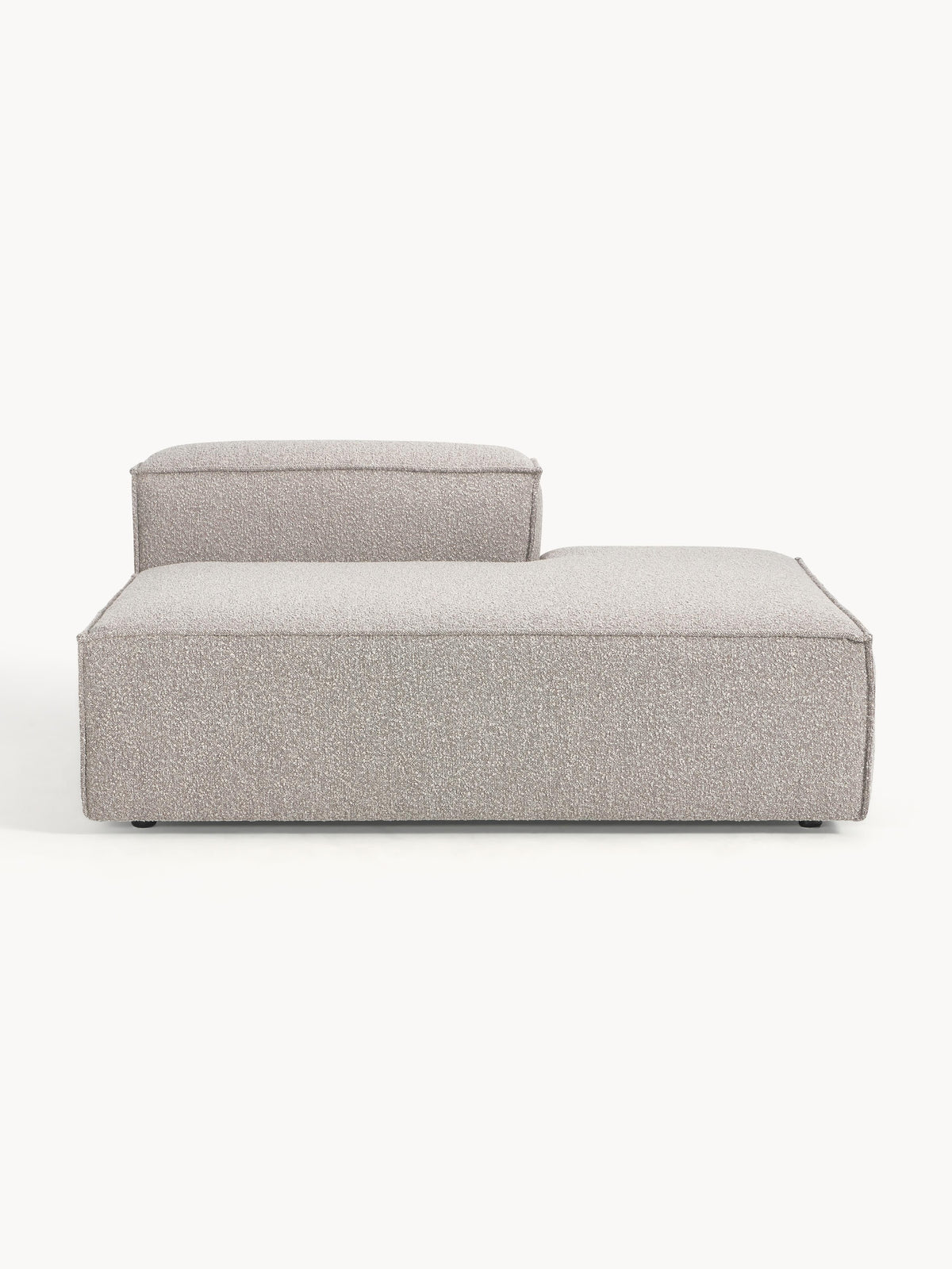Lenskov Bouclé Ottoman Module