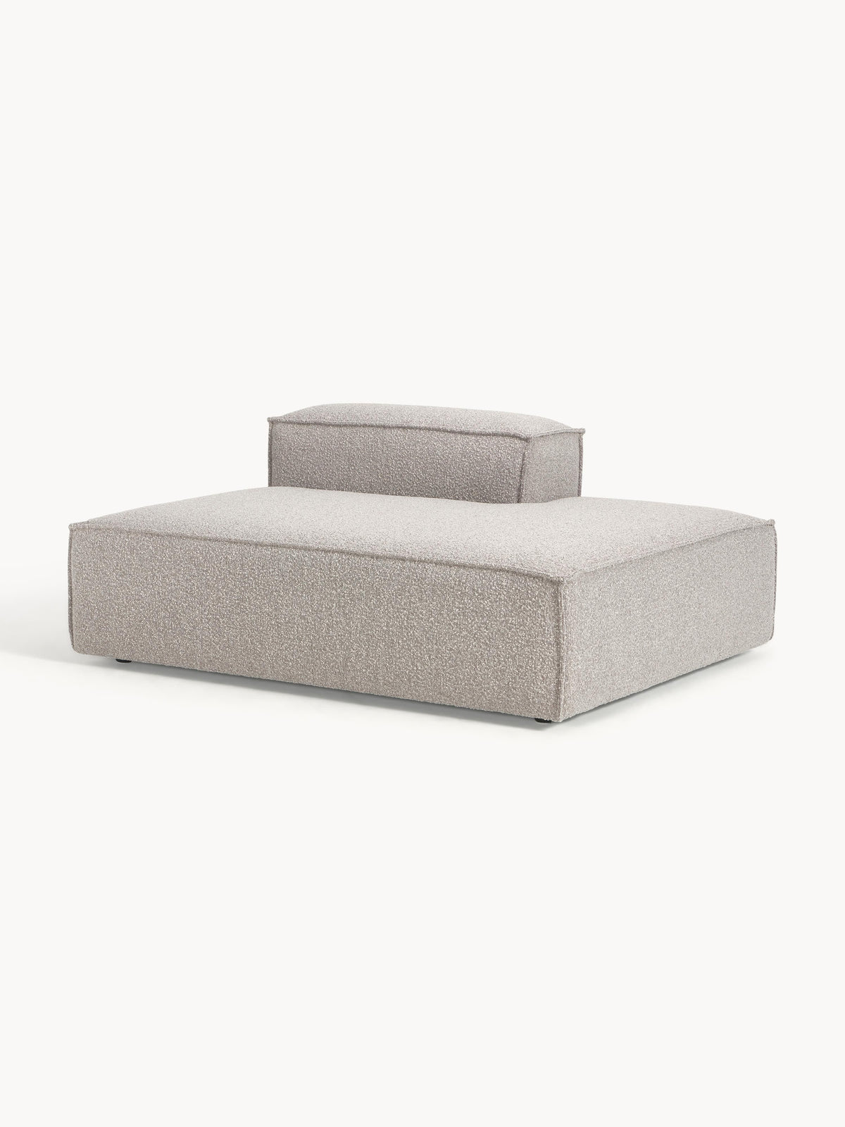 Lenskov Bouclé Ottoman Module
