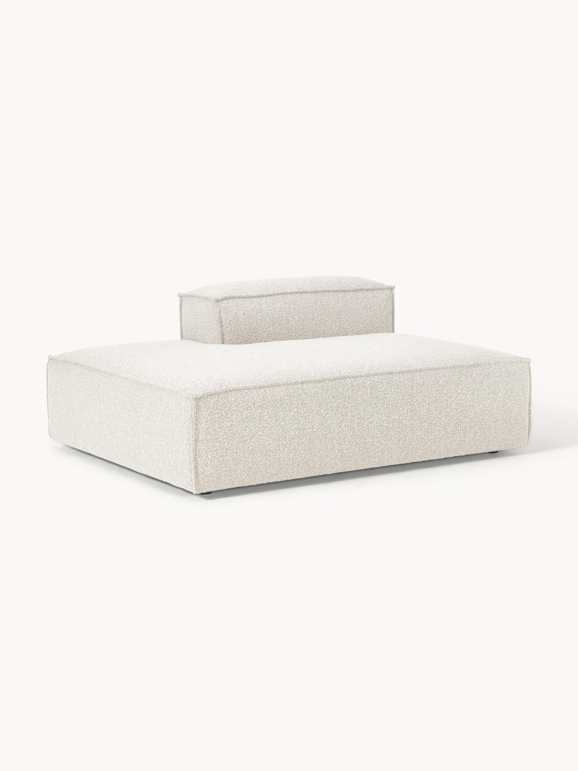 Lenskov Bouclé Ottoman Module