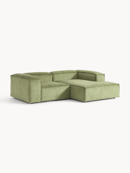 Lenskov Corduroy Modular Corner Sofa, 2-Seater